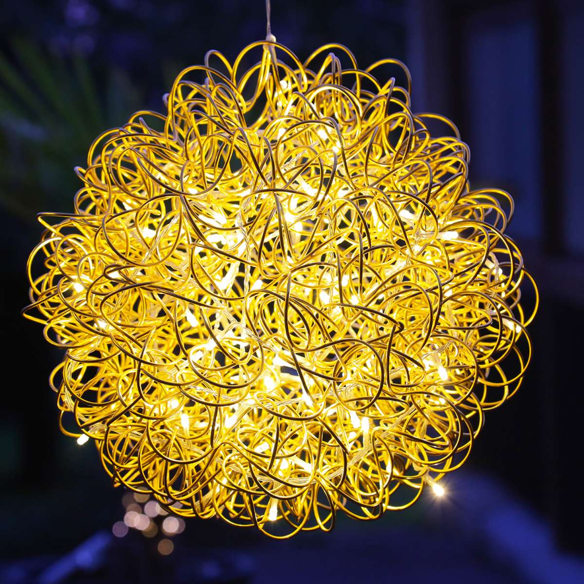 LED 3D Design Drahtkugel SPHERE - 100 Warmweiße LED - D: 40cm - Für ...