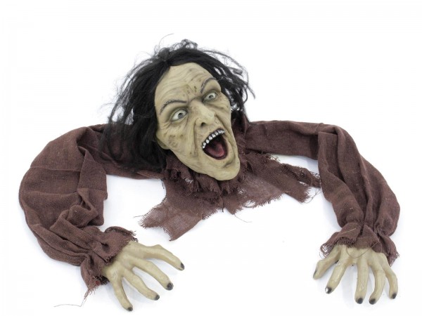 Halloween Figur Crawling Zombie - 140cm - mit letzter Kraft kriecht er aus der Erde - Figur formbar